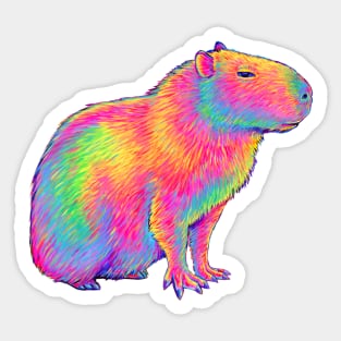 Chill Capybara Sticker